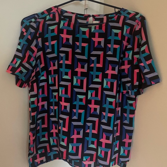 Amanda Uprichard multicolor 100% silk shirt - Picture 2 of 2